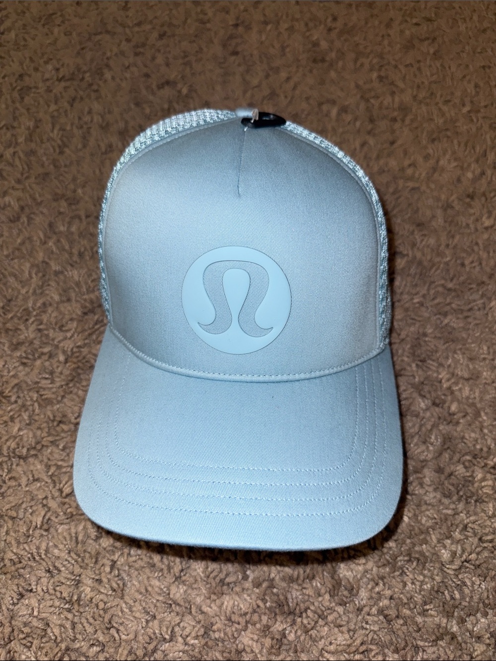 LULULEMON Pale Blue Logo Trucker Cap